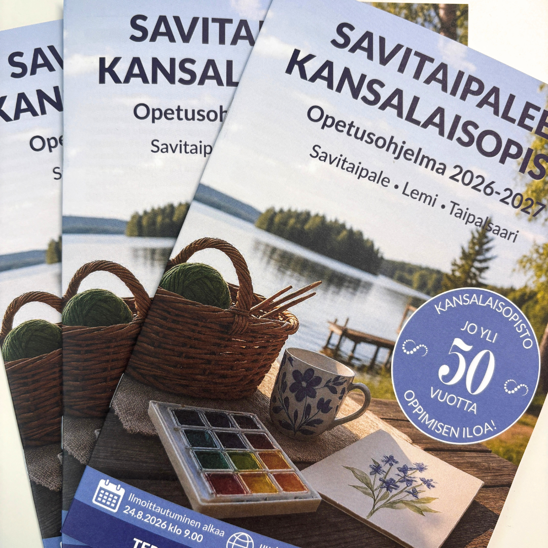 Kansalaisopiston opetusohjelma 2026-2027