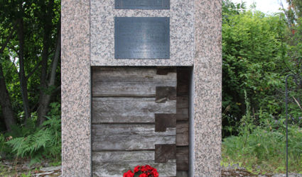 Kirkonrakentajien muistomerkki.