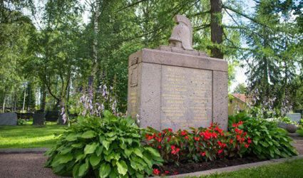 Vapaussodan muistomerkki.