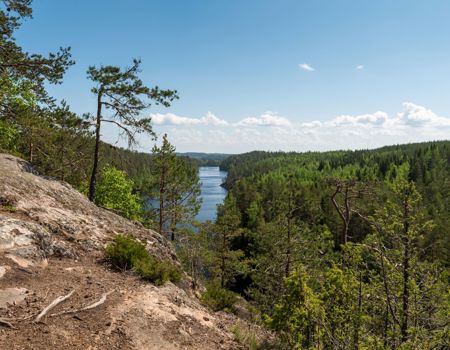 View from Luotolahdenvuori scenic spot.